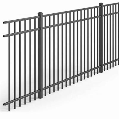 China Factory Sale Directly Easily Assembled Custom Hot Steel Fence Panels Pool Fencing Metal Screen Garden Fence for sale