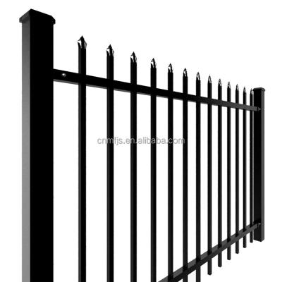 China Easily Assembled Steel Fence Metal Panel Popular Top Picket Garden Gate For Sale for sale