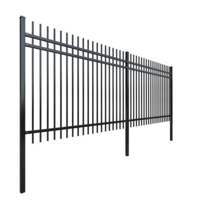 China Factory Sale Easily Assembled Steel Fence Panels Iron Garden Fences Top Steel Rod Fence for sale