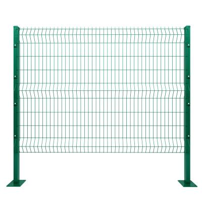 China Easily Assembled Commercial Galvanized 3d Steel Welded Curved Wire Mesh Fence for sale