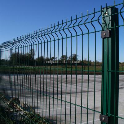 China Factory Direct Sales Easily Assembled Fishing Column Guardrail 3D Wire Mesh Fence for sale