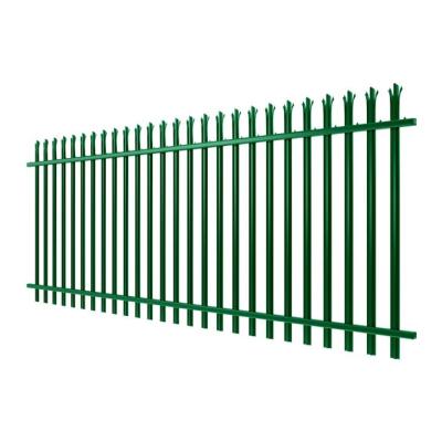 China Easily Assembled Professional W Profile Wrought Iron Lattice Gates Palisade Fence For Garden Mesh for sale