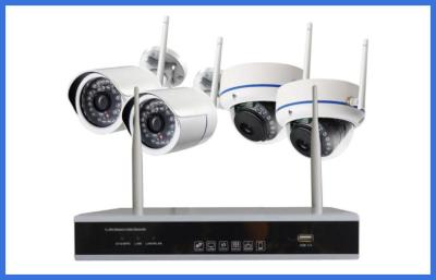 China HD 1.0/1.3MP WIFI IR IP Camera Wifi NVR Kit P2P WIFI Kit No Need Cable And Router for sale