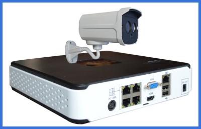 China 4ch 1 PCS Bullet Micro NVR wireless CCTV Camera Kits Embedded LINUX Operation System for sale