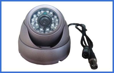 China CMOS 700TVL IR indoor dome camera 10 meters distance Analog 24 pcs LED lamp metal housing for sale