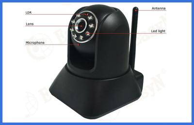 China Multi functional H.264 Wireless Ip Cameras with Audio , IR distance 10m for sale