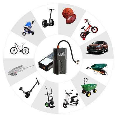 China Smart Mini Air Inflator For Car Portable Vehicle Compressor Electric Car Tire Pump Machine Tyer Air Pressure Pump for sale