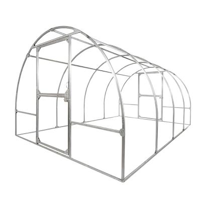 China Galvanized Hoop House Tubing Coarse Thread For Tunnel Greenhouse Agricultural for sale