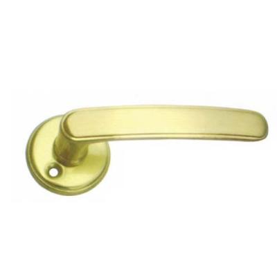 China OEM Push Pull Internal Door Handle Brushed Nickel Zinc Alloy Finish for sale