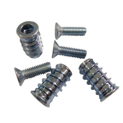 China Customized Iron Zinc Door Hinge Screws Powder Coating Yellow Brown for sale