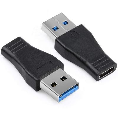 China Female Plastic Type C To USB 3.0 Male Adapter Converter Support Data Sync And Charging for sale