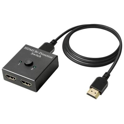 China 4K HDMI Camera Bi-direction Switch 2 Input 1 Output and 1 Input 2 Output Compatible for Firestick, Xbox PS4 Roku HDTV and More for sale