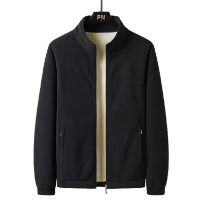 China Breathable Warm Sale Men's Winter Outdoor Jacket Thicken Fleece Sweater Fleece Bomber Jacket for sale