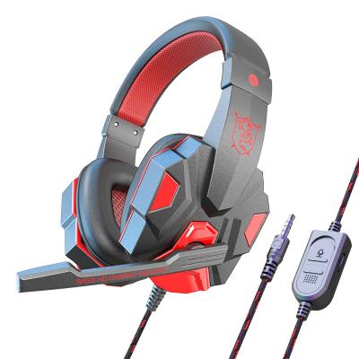 China Earphone Gaming Headset Edge Gamer Headphones USB Headband Hi-Fi Noise Canceling Gamer Headset With MIC for sale