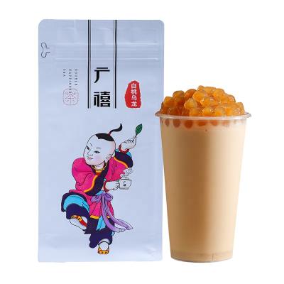 China 5g*20 Normal Bags Oolong Flavor Peach Triangle White Tea Bags Pyramid Heat Seal Empty Nylon Tea Bag For Bubble Tea Base for sale