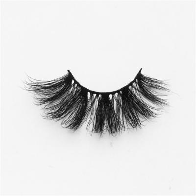 China The Other New Ultra Soft Fluffy 3D Mink Eyelashes 25mm Mink Striped Eyelashes for sale