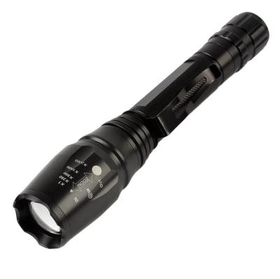 China 18650 High Quality Camping Lithium LED Torch 1200lumens T6 10W LED Battery Operated Tactical Flashlights HL-F1001 for sale