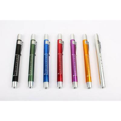 China Factory Wholesale Aluminum Alloy 2AAA Mini Pocket Doctor Diagnostic Medical Pen Light Emergency Multi-functions Doctor Medical Pen Light for sale