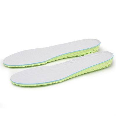 China Flexible Silicone Insoles Tape Gel Insole For Sports Shoes OEM Fabric Air Color Soft Blue Design Cut Type Breathable Original Shade Material for sale