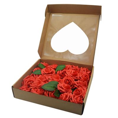 China PE Wedding Decoration Large Foam Rose Flowers Artificial Foam Roses for sale