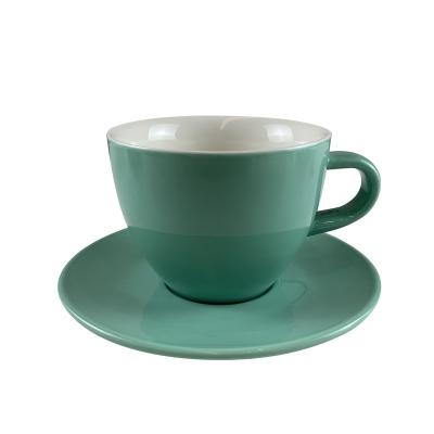 China Sustainable Wholesale Bone China Coffee Cup And Saucer Cup Sets For Coffee And Tea Black Coffee Cup for sale