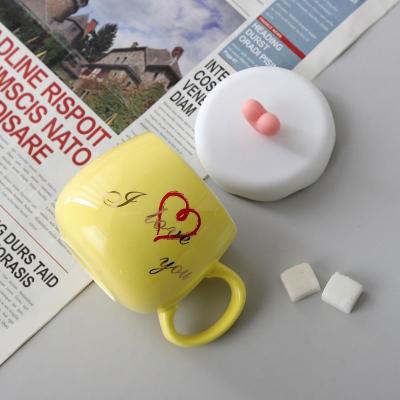 China Viable Hot New Products Mug Yellow Ceramic Sublimation Mug for sale