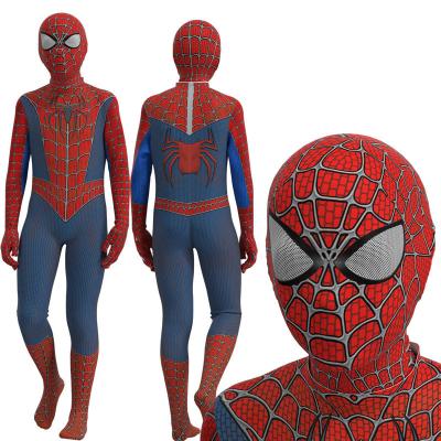 China Game Anime Role Playing Spider Parallel Jumpsuit Black Marvel Movie Game Parent-children Universe Adult Children Anime Spiderman Halloween Cosplay Costume for sale