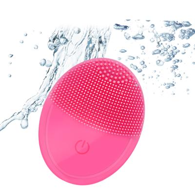 China Silicone Skin Care Electric Facial Massager Brush Ultrasonic Deep Cleansing Deep Cleansing Machine for sale