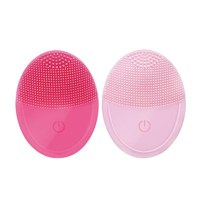 China DEEP CLEANING IPX7 Waterproof USB Rechargeable Electric Face Cleaning Sweep Soft Silicone Face Cleanser for sale