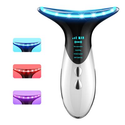 China Portable Face Lift Beauty Device Wrinkle Remove LED Skin Care Machine Neck Lift For Women for sale