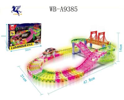 China LIGHT Custom Logo Tornado Vehicle Assembling Toy Track Car For Wholesale for sale