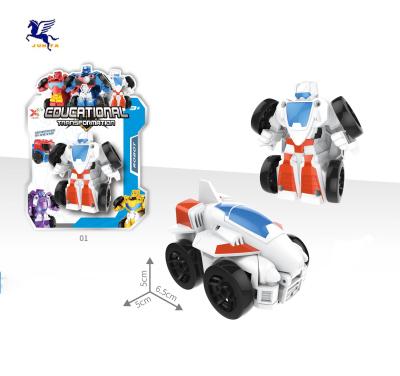 China Intelligence toys deformation car toys for children toys to transform robot toy transformation robot car WZ-12014 for sale