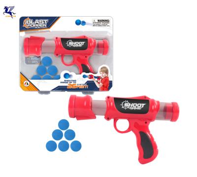 China toy gun kids blast gun EVA foam ball foam ball toy bullet shooting soft toy gun Wg-10888 soft snap fire for sale