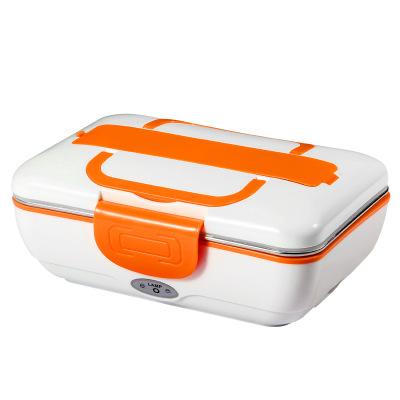 China Food Warmer Easy Transport Car Heated Electric Lunch Box With Stainless Steel Portable Electric Food Box Lunch Box for sale