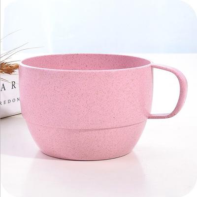 China Eco Friendly Home Wheat Straw Custom Straw Portable Small Reusable Coffee Disposable Cup Wheat Mugs for sale