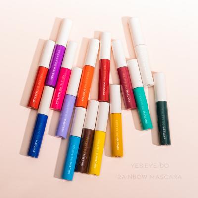 China Custom Private Label Water Resistant Facial Colored 4D Mascara For Eyelashes for sale