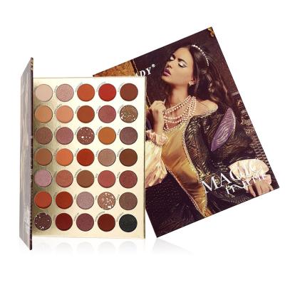 China Waterproof Custom Label Eyeshadow Cosmetics Remove To Pigment Instant Eyeshadow Palette Hot Eyeshadow for sale