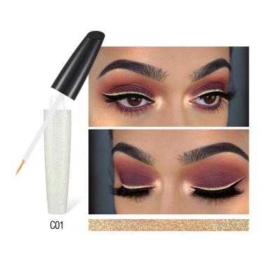 China New Arrival Shimmer Neon Color Waterproof White Eyeliner Pencil Waterproof Eyeliner Pen for sale