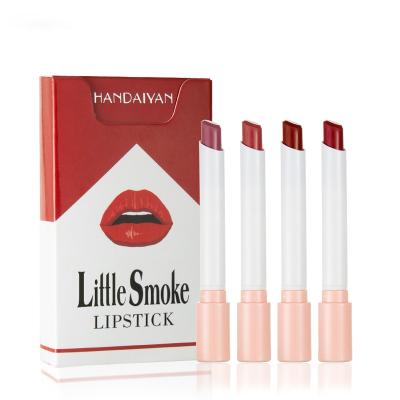 China Cigarette Designs Waterproof Lipstick Matte Smoke Tube Lipstick Cosmetic For Wholesale for sale