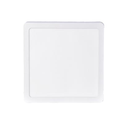 China Vivid Color Rendering Minimalist Interpretation Surface Mounted Square Single Color Led Panel Light for sale