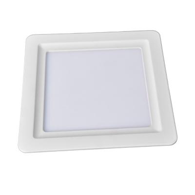 China High Brightness Minimalist Two Year Battery Manufacturing Factory Anti Glare Square Recessed Led Single Panel Light for sale