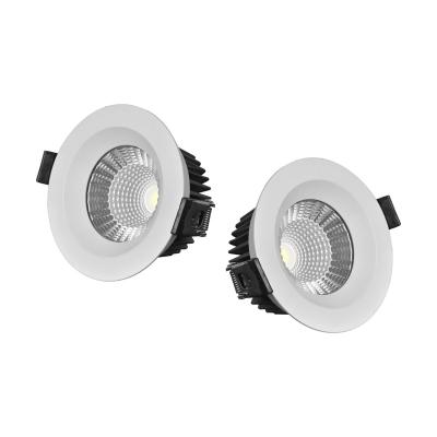 China Modern Hot Sale Aluminum Anti-glare COB Professional Die-casting 10W 20w 30w Recessedl Ceiling Downlight For Office for sale