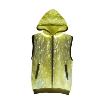 China Luminous Glow In The Dark Carvival Hoodie Light Jacket For Men for sale