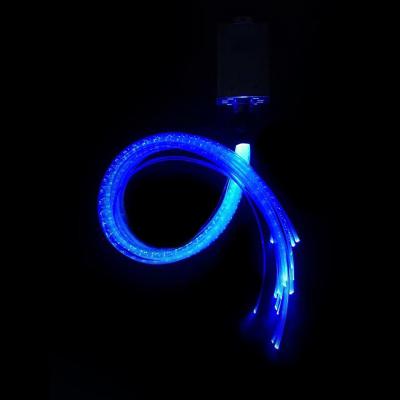 China Lighting plastic fiber optic light with RGB light source for outdoor KTV, bar decoration for sale