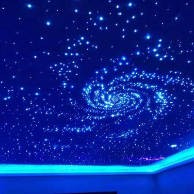 China RGB Color Changing DIY To Glitter Coloful Led Fiber Optic Lighting Kit For Ceiling Decoration for sale