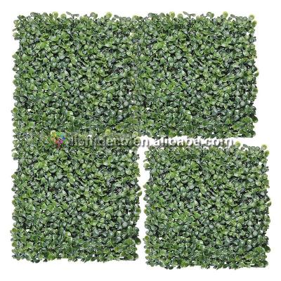 China Country UV Protection Boxwood Artificial Hedge Mat Panel Fence Screen 25*25cm for sale