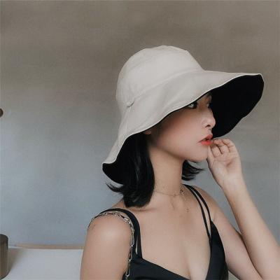 China Sun UV Bucket Hats Bucket Hat Protection Brim Fishing Hat Reversible Folding Wide Dete for sale