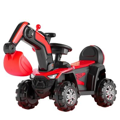 China Ride On Toy New 2022 Plastic 2 In 1 Children Excavator Toys Mini Kids Children Ride On Car for sale