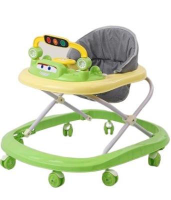 China Safe, trustworthy and environmentally friendly plastic baby walker with six wheels and seats for sale