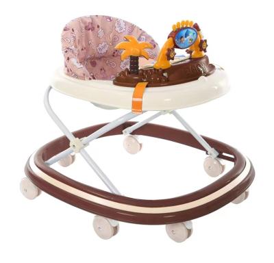 China Plastic environmental and be exquisite baby friendly walker with six wheels and seats for sale